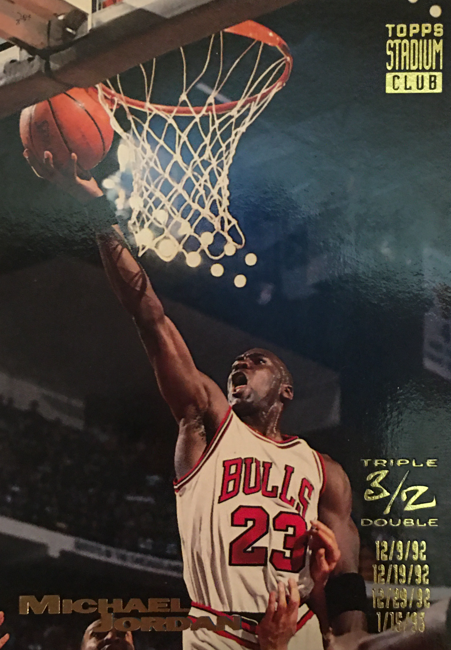 Michael Jordan Topps Stadium Club #1