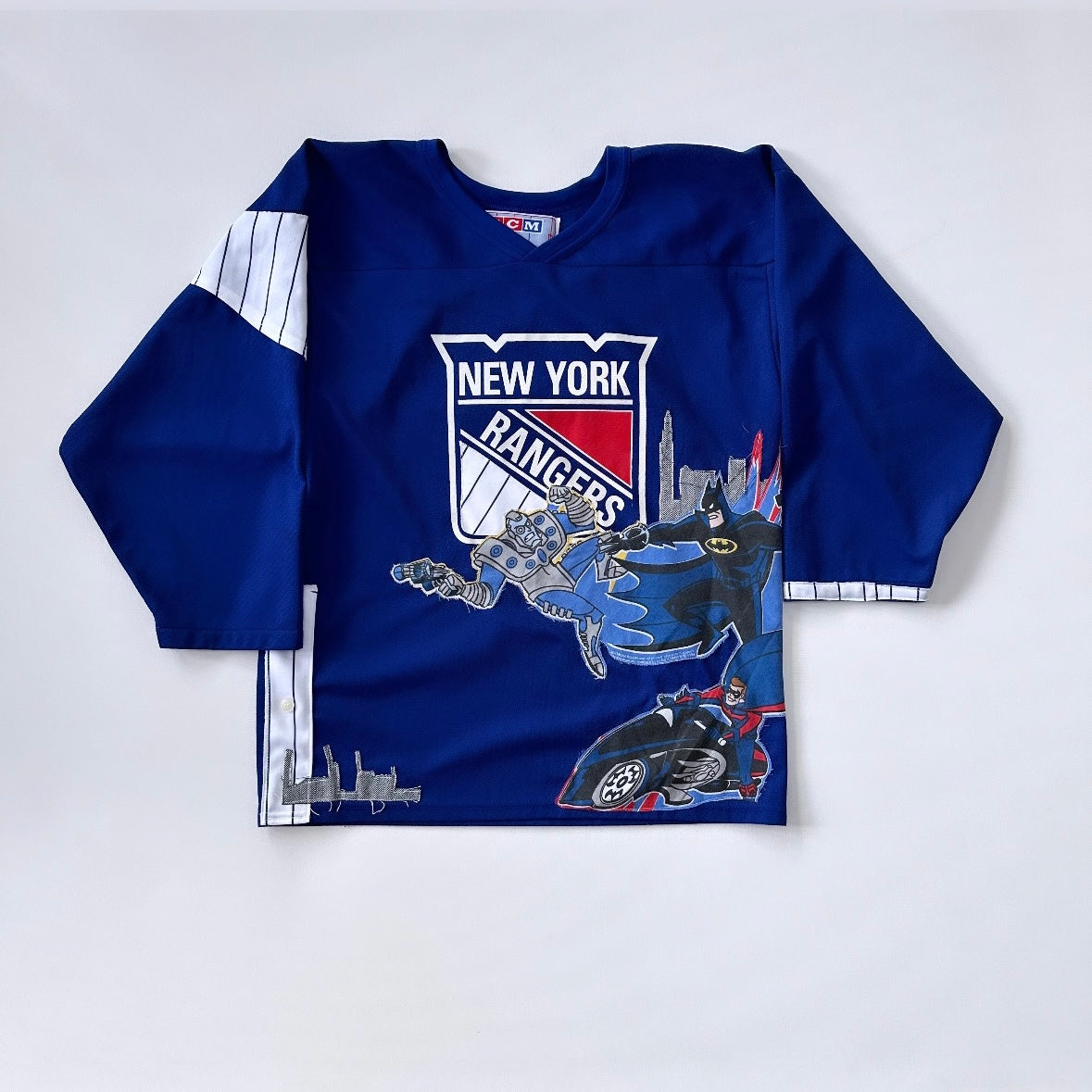 1 of 1 Vintage Reworked Patchwork Gretzky CCM Hockey Jersey