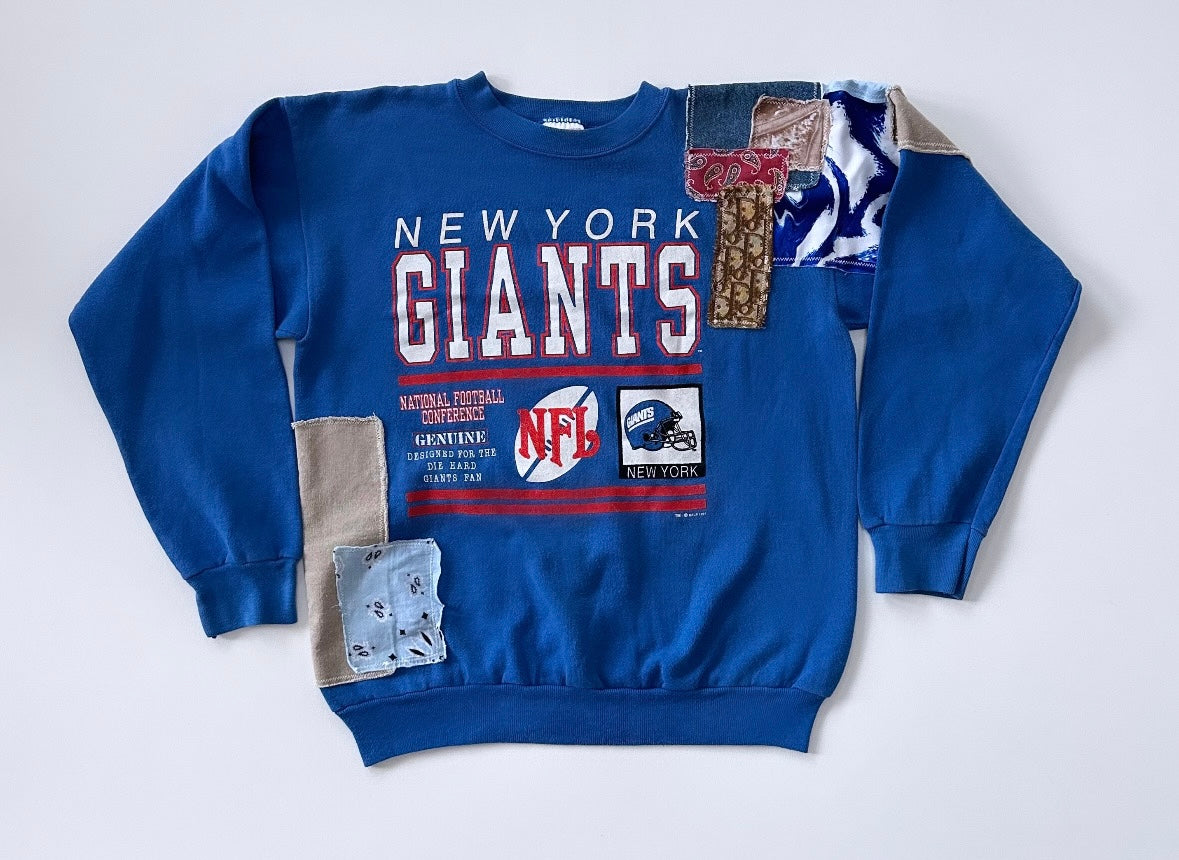 1 of 1 Vintage Reworked Patchwork Giants Sweatshirt