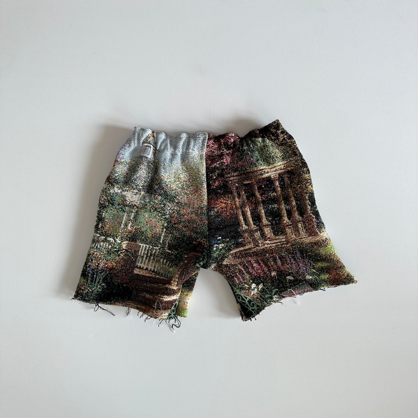 Cut and Sew Garden Tapestry Shorts