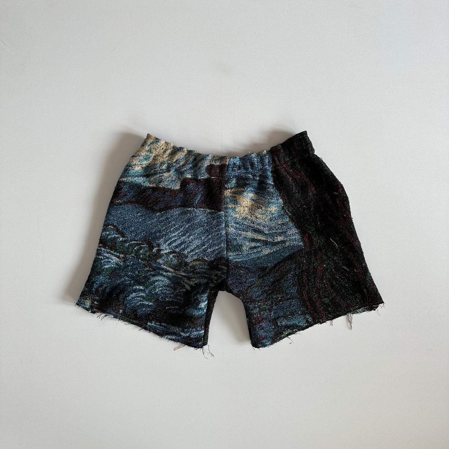 Cut and Sew Van Gogh “Starry Night” Tapestry Shorts